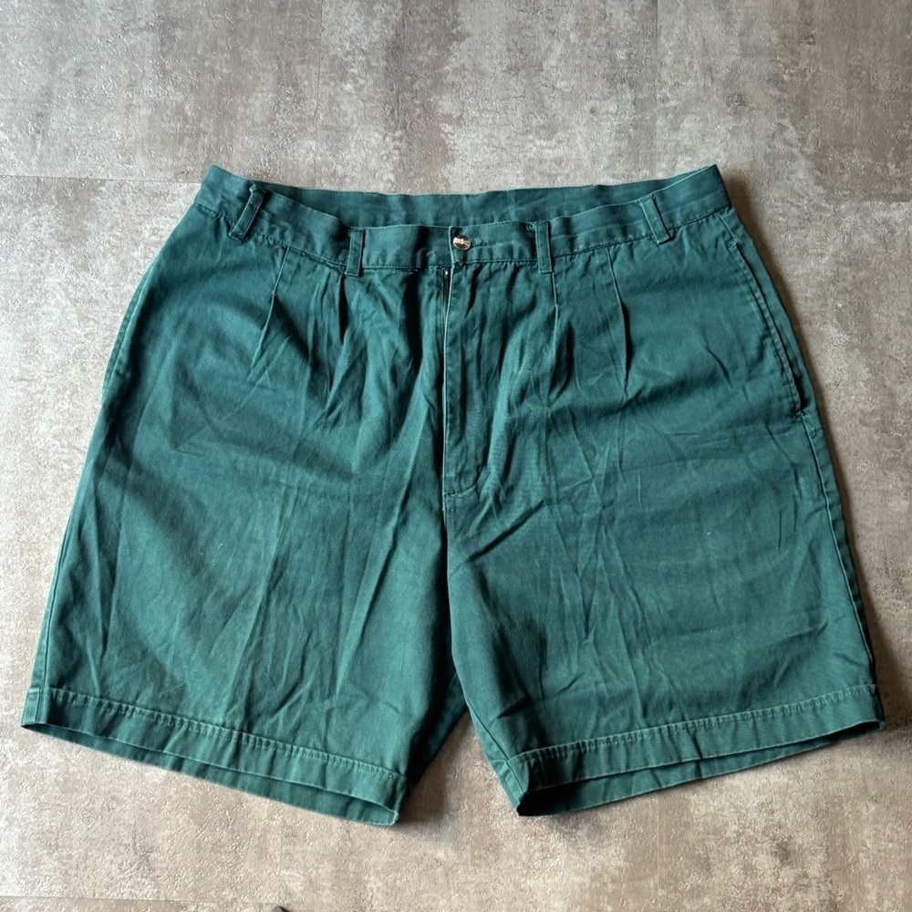 Wilson Men's Forest Green Flat Front Shorts